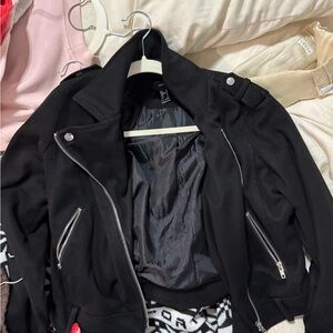 Black Women's suede Jacket